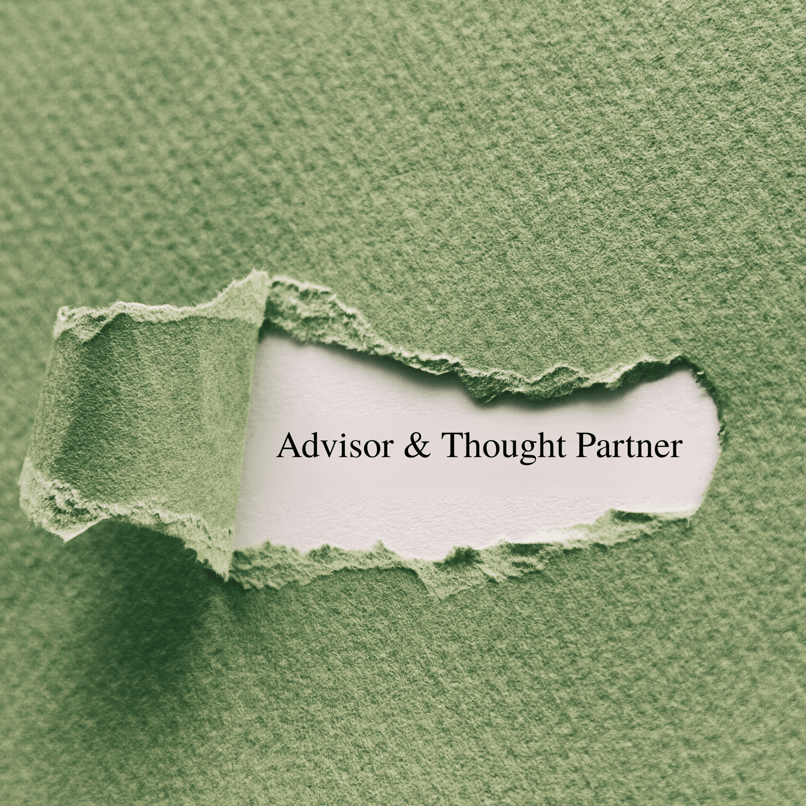 Advisor & Thought Partner